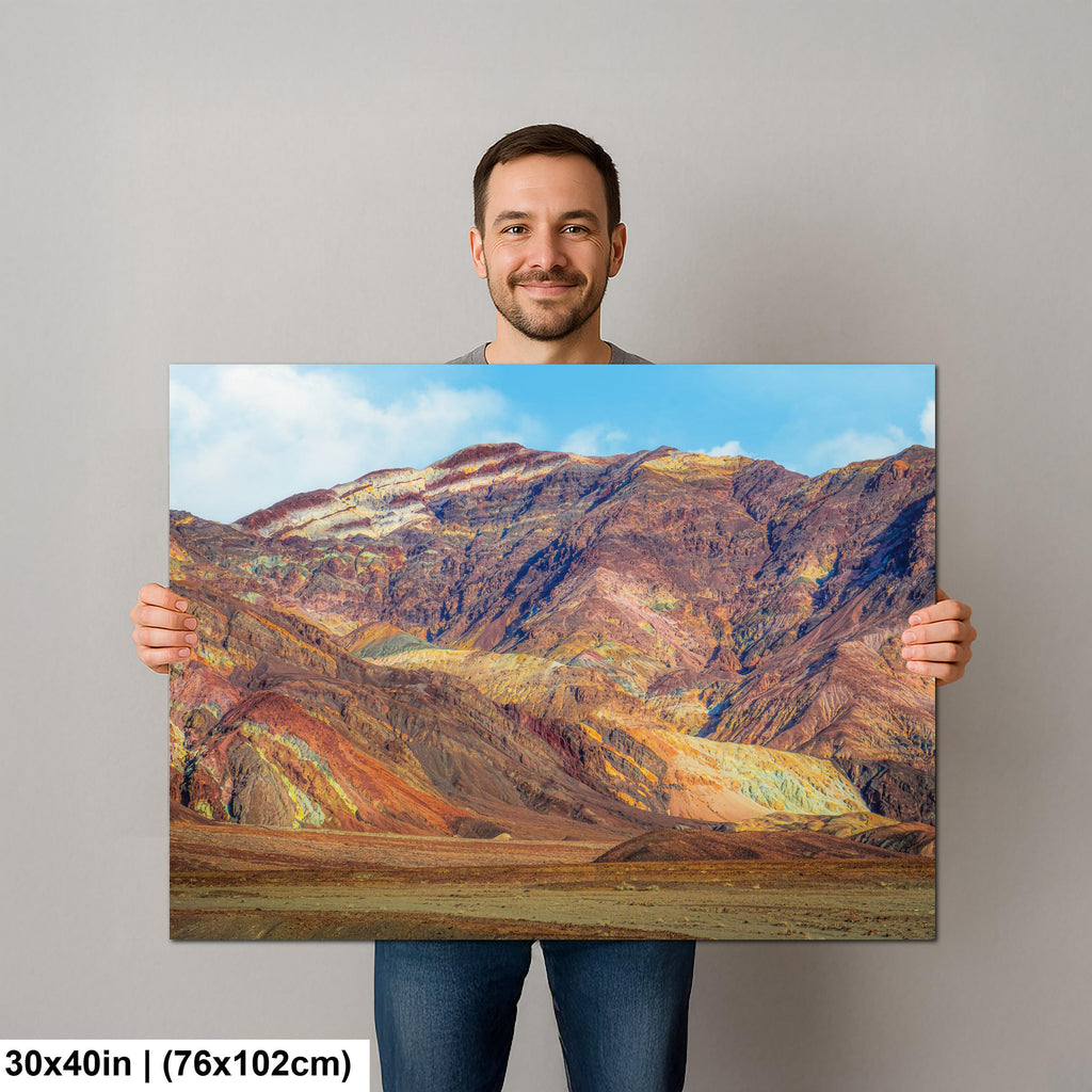 Painted Earth: Artist's Palette Death Valley California Photography Wall Art