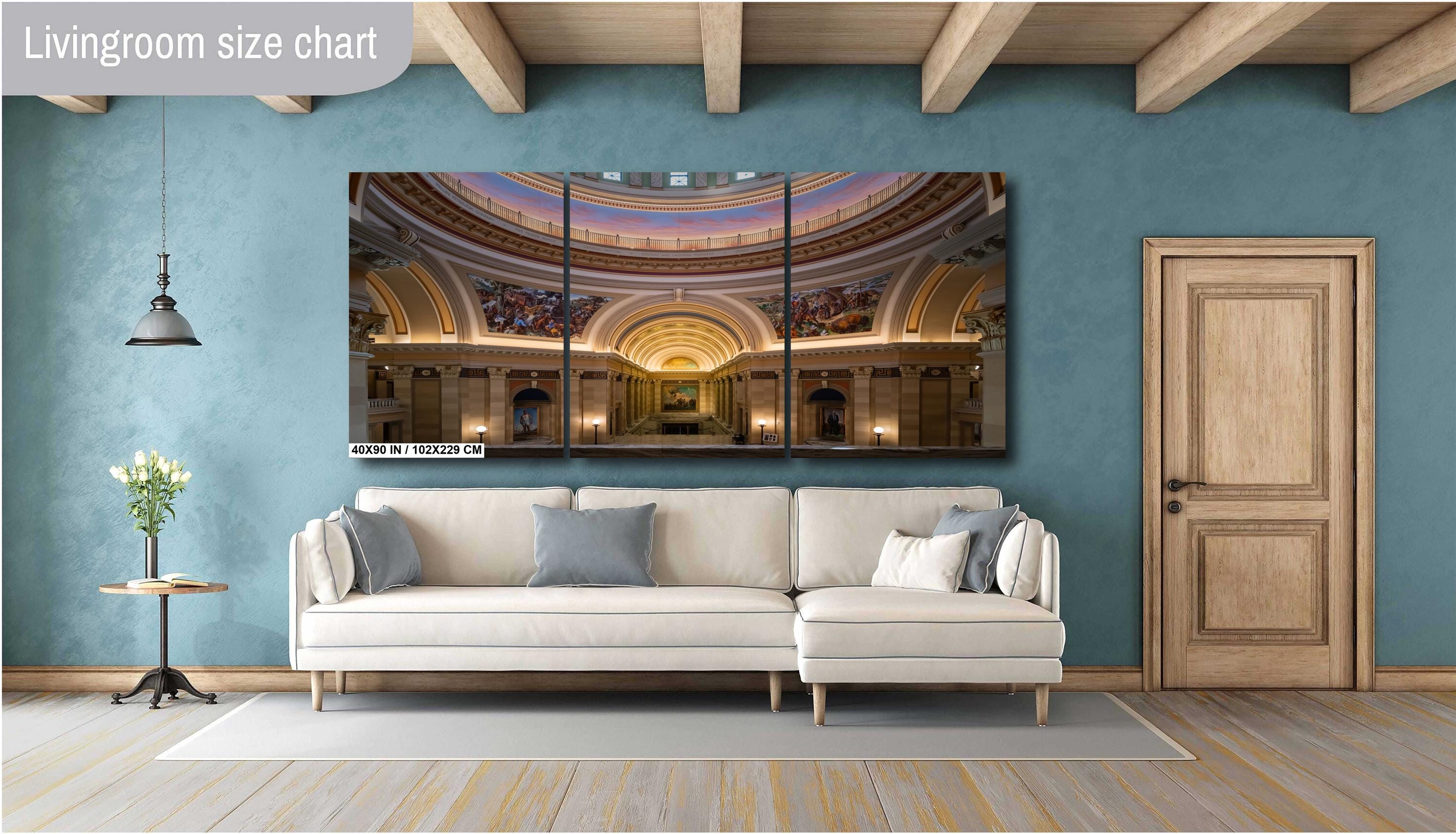 Oklahoma Capitol Rotunda Print: Historic Architecture Wall Art