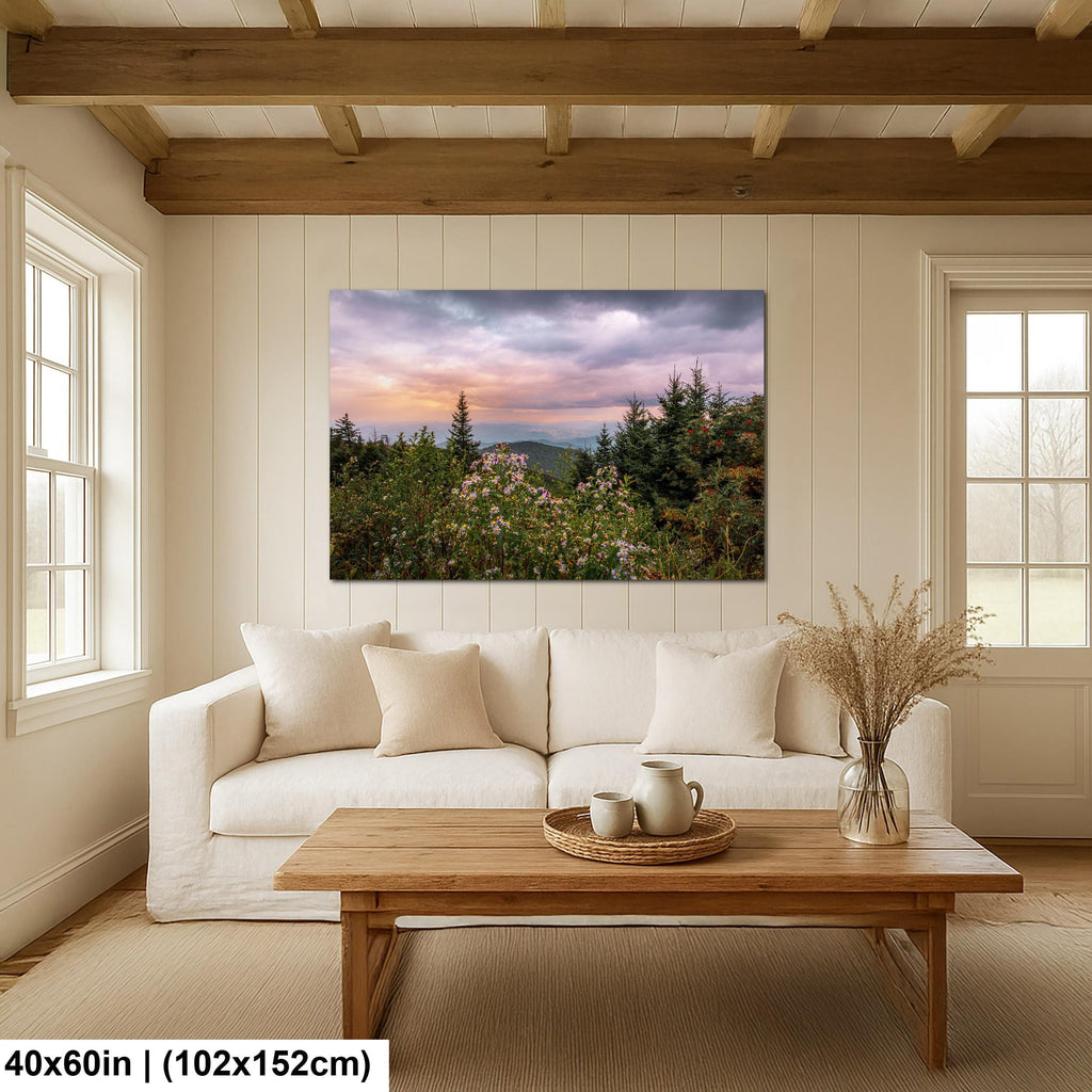 Mountain Wildflowers: Great Smoky Mountains Tennessee Photography Wall Art