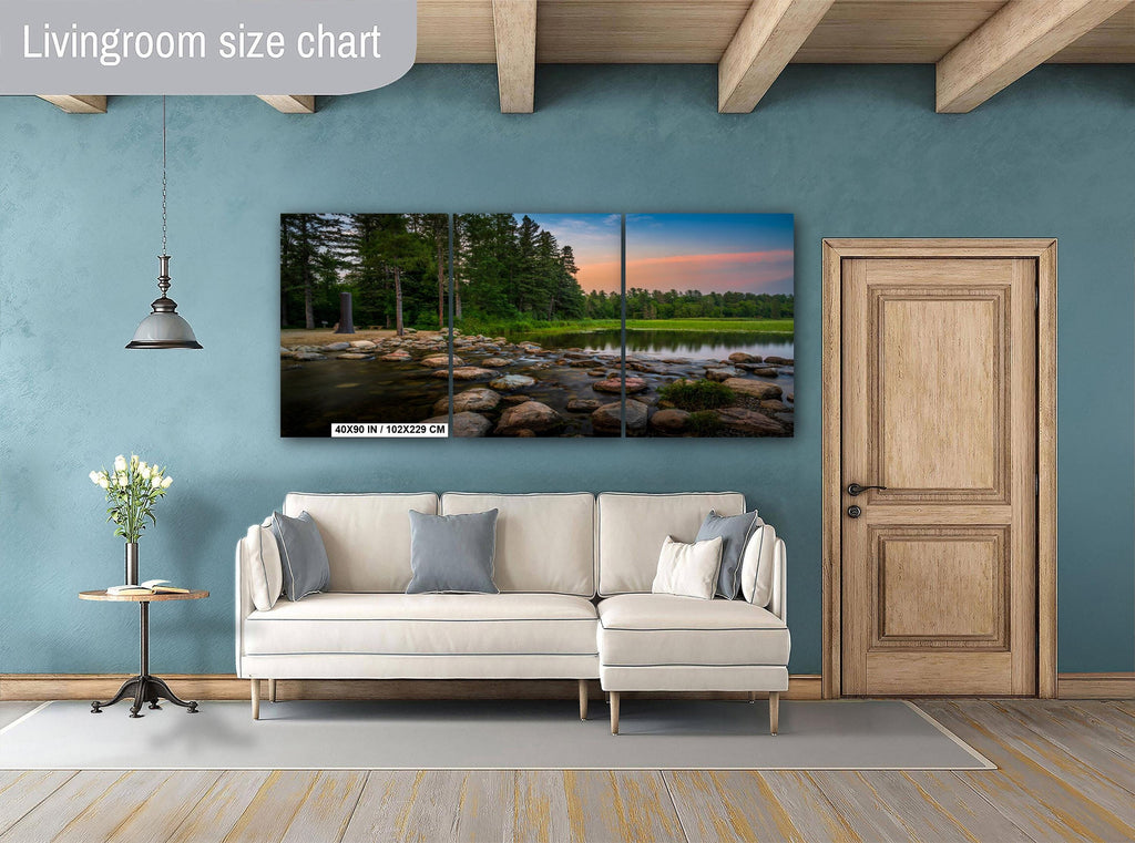 Itasca State Park Sunset: Minnesota Lake Photography Wall Art