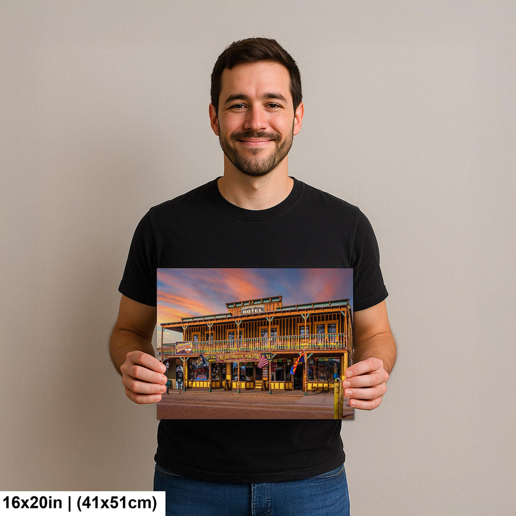 T. Miller’s Tombstone Mercantile Hotel Arizona Western Photography Wall Art