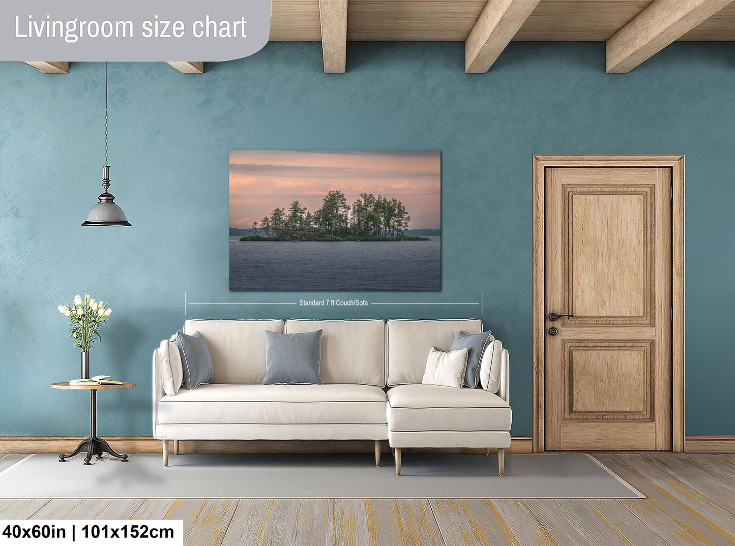 Voyageurs National Park Sunset: Pine Island Lake Scene, Minnesota Nature Photography Wall Art