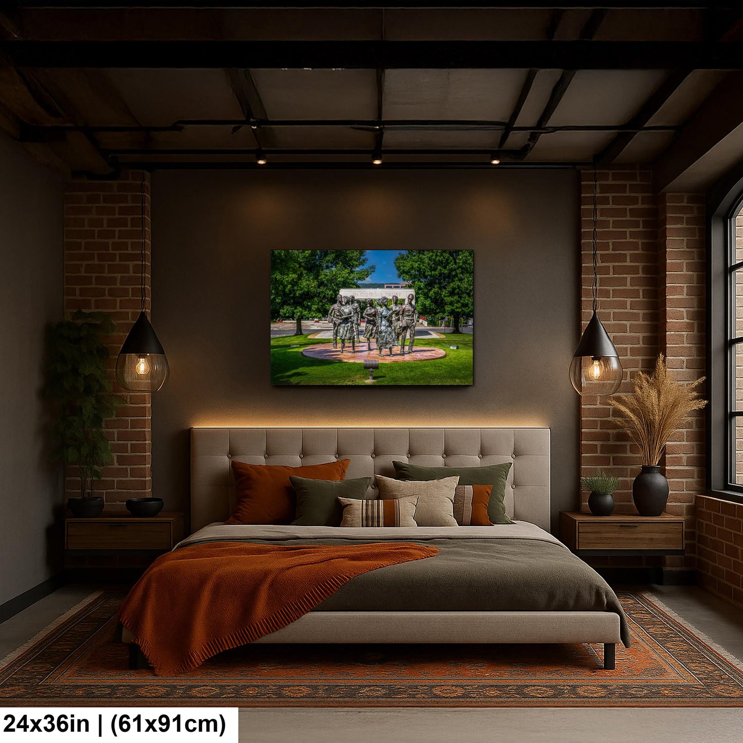 Little Rock Nine Memorial Print, Civil Rights Photography, Arkansas Wall Art