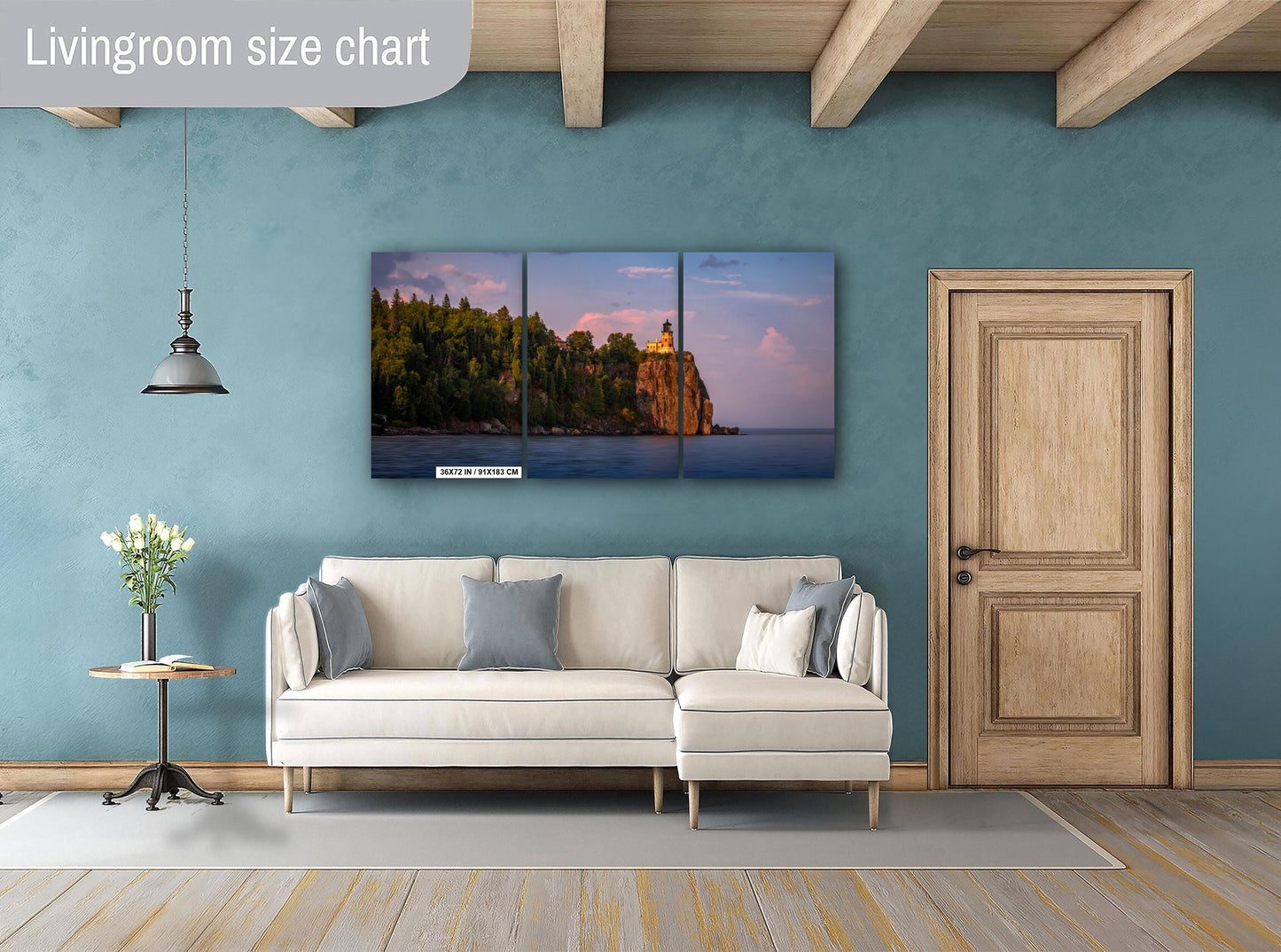 Split Rock Lighthouse Print – Lake Superior Wall Art | North Shore Canvas Decor