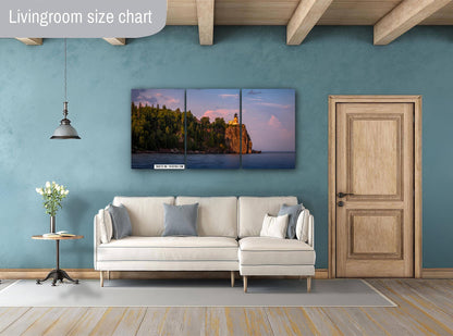 Split Rock Lighthouse Print – Lake Superior Wall Art | North Shore Canvas Decor