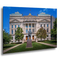Indiana Statehouse Architecture with George Washington Statue Photography Wall Art