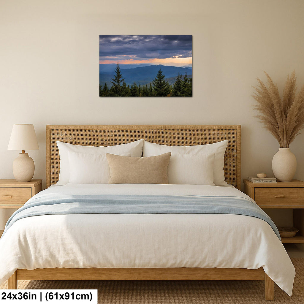 Storm Break: Mountain View Great Smoky Mountains Tennessee Photo Wall Art
