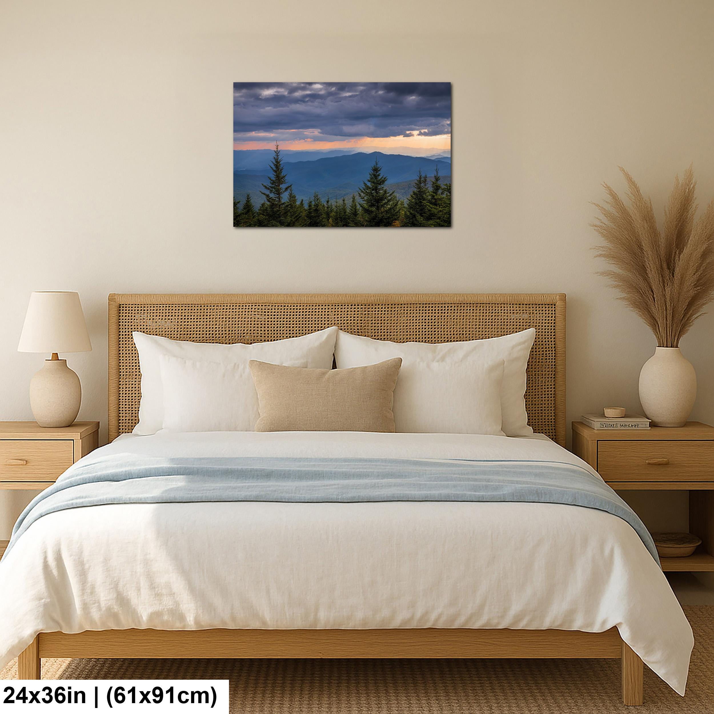 Storm Break: Mountain View Great Smoky Mountains Tennessee Photo Wall Art