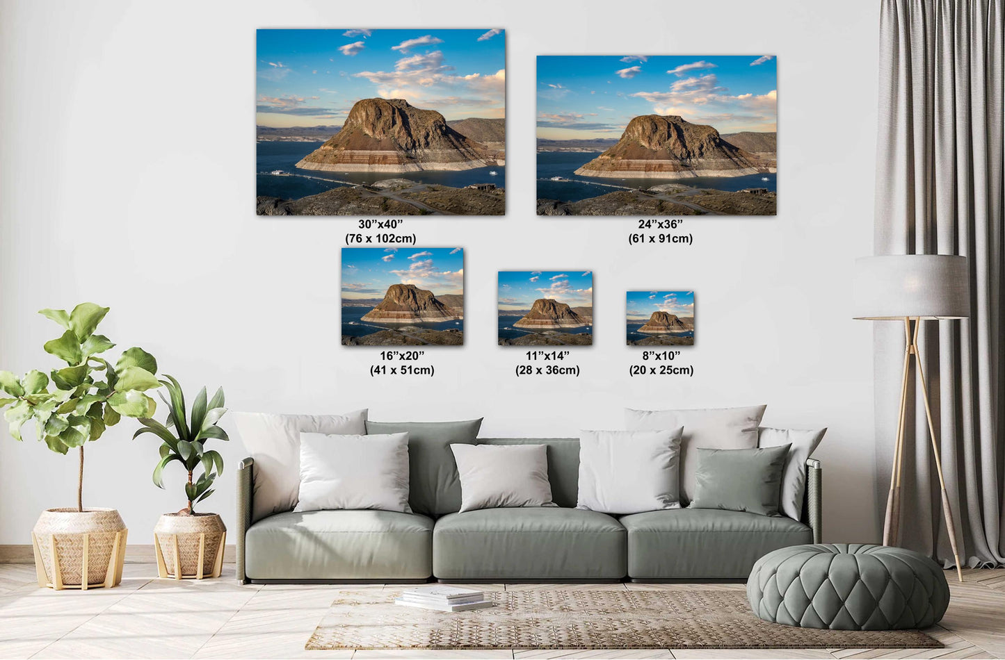 Elephant Butte Lake State Park Photography Print: New Mexico Landscape Wall Art