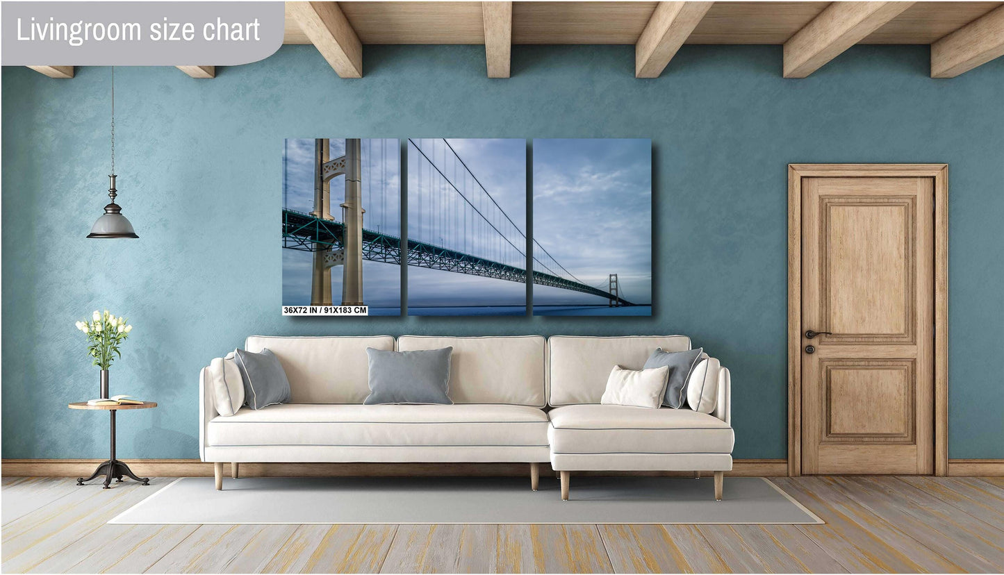 Mackinac Bridge: Michigan Landmark Photography Wall Art