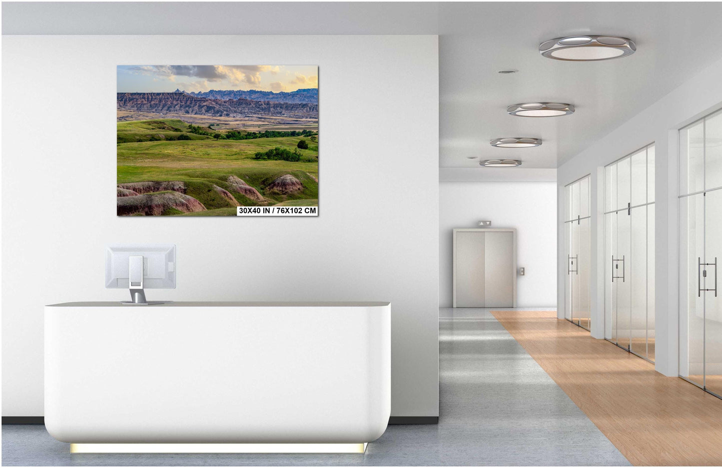 Badlands National Park Art: Rugged Canyon Landscape Photography