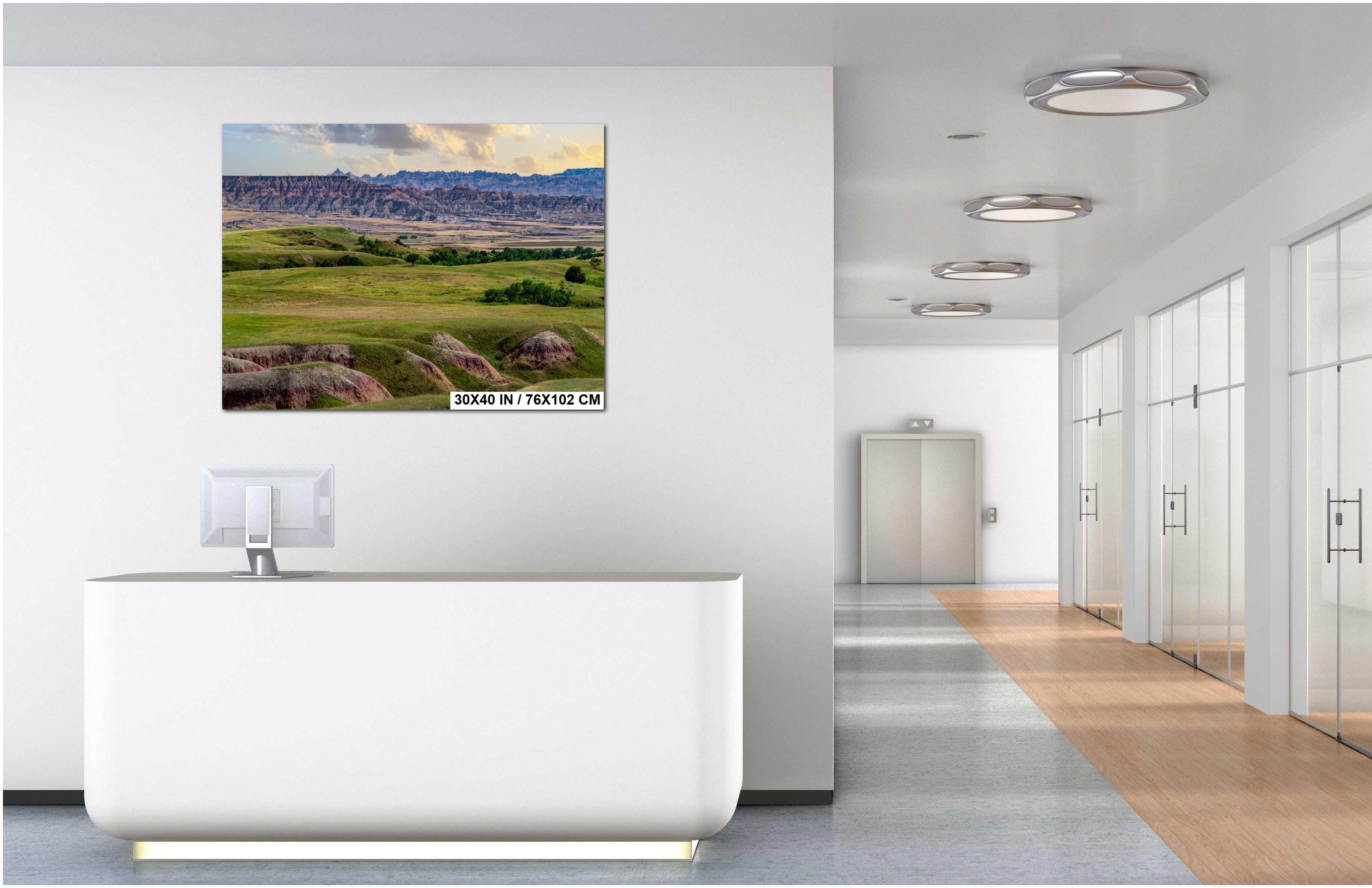 Badlands National Park Art: Rugged Canyon Landscape Photography