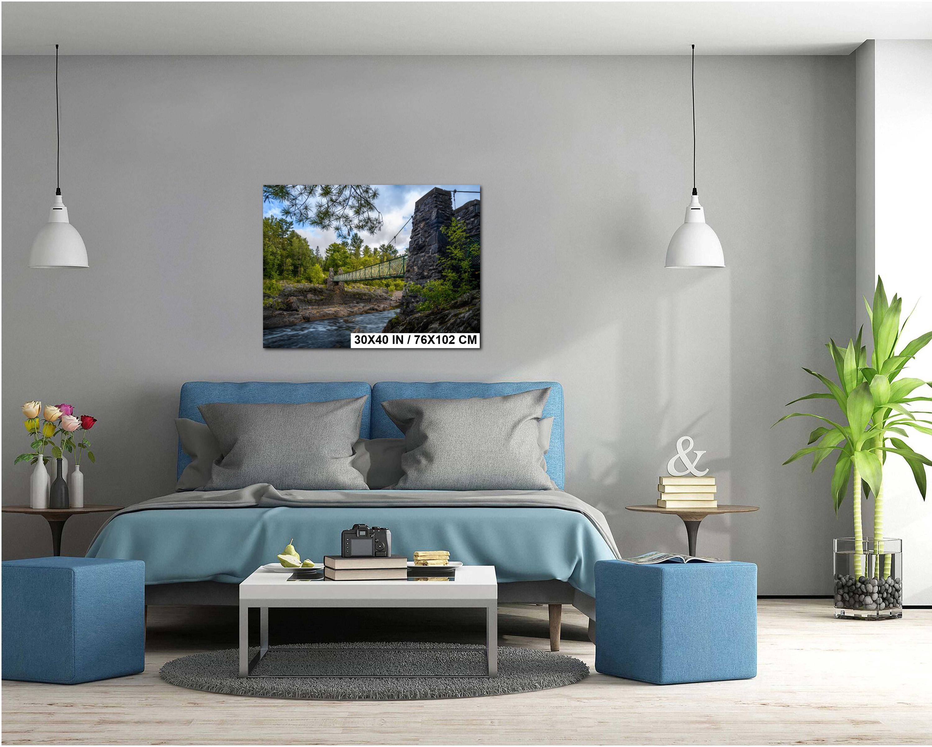 Swinging Bridge: Jay Cooke State Park, Minnesota Photography Wall Art
