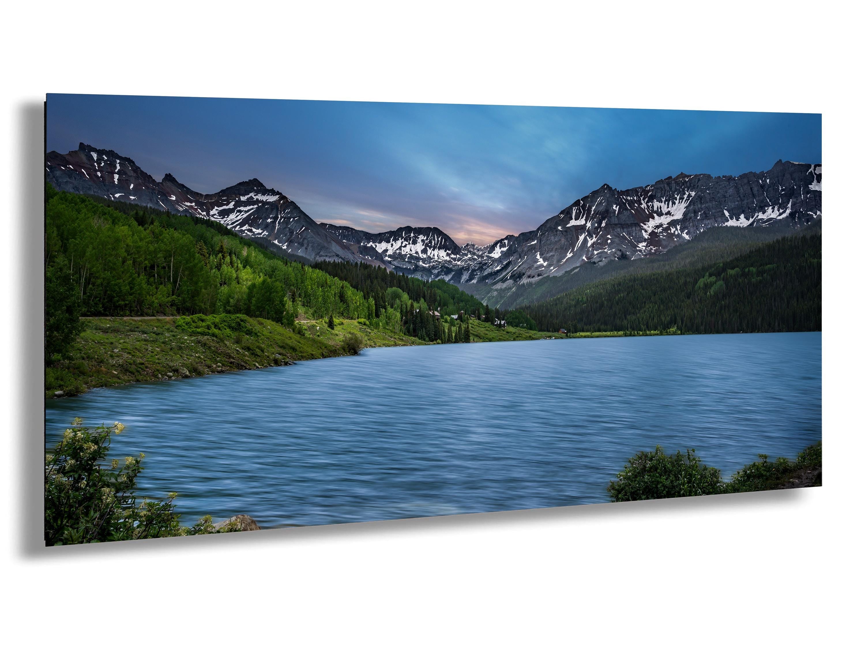 Telluride Colorado Photography: Trout Lake Snowy Peaks Alpine Sunset