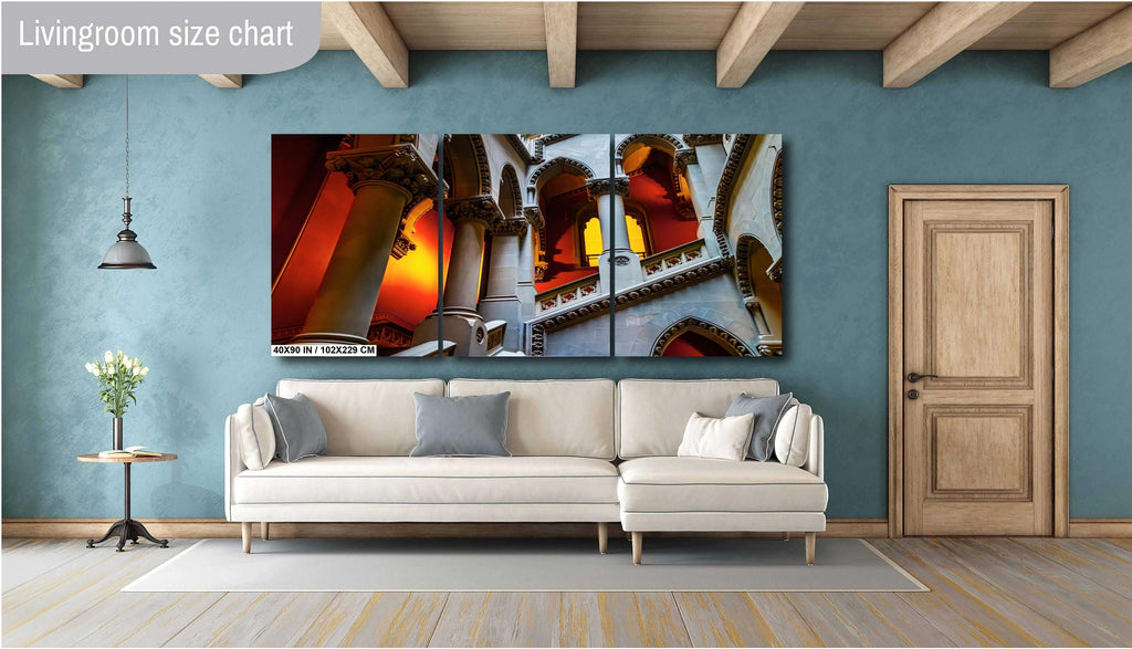 Albany Capitol Stairs Print: New York State Historic Architecture