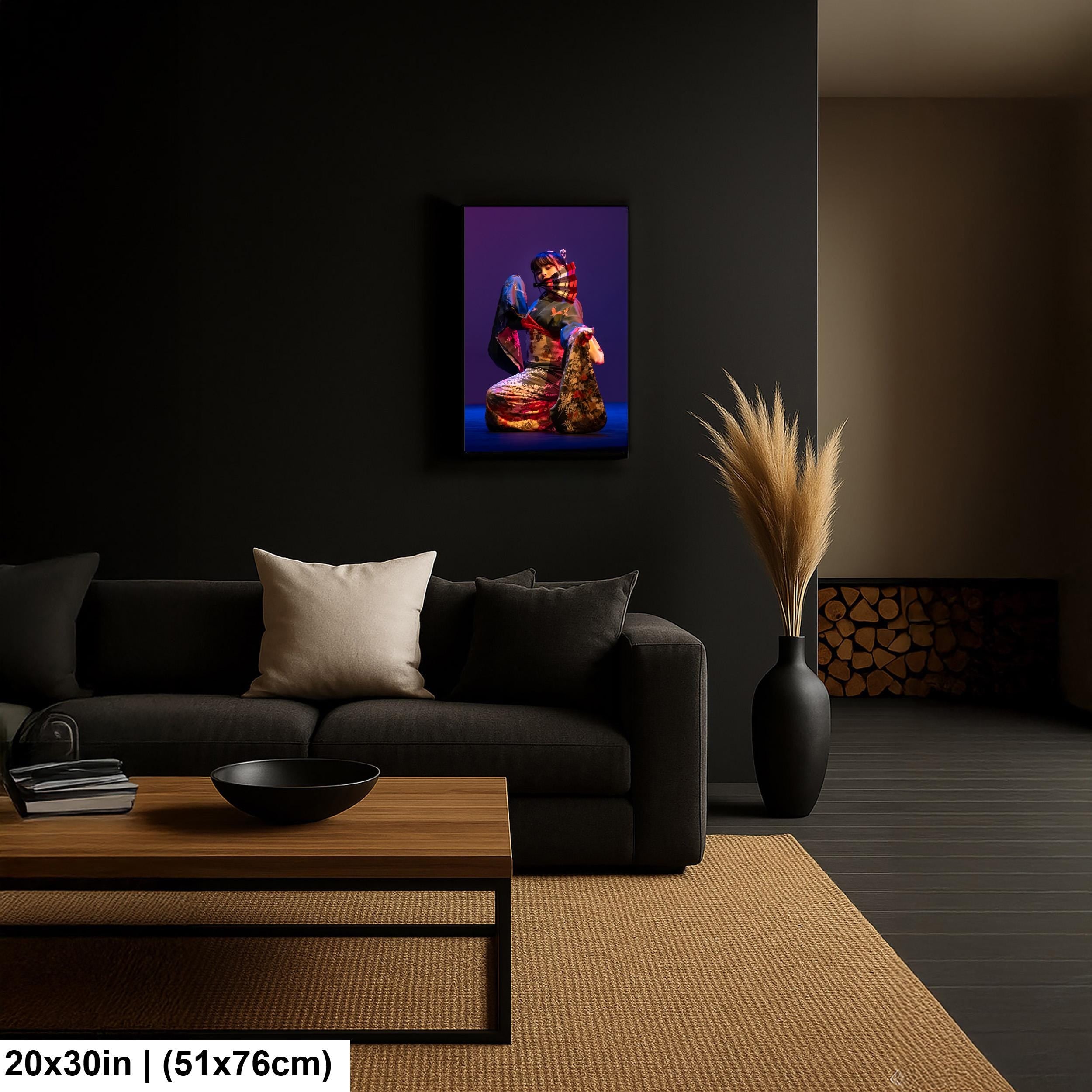 Taiko Odori Photography Print – Vibrant Japanese Dance Art | Kimono Wall Art