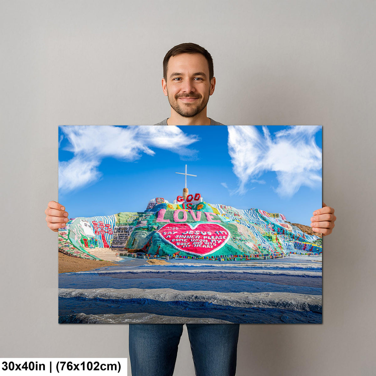 Salvation Mountain: Slab City California Colorful Folk Art Photo Wall Art