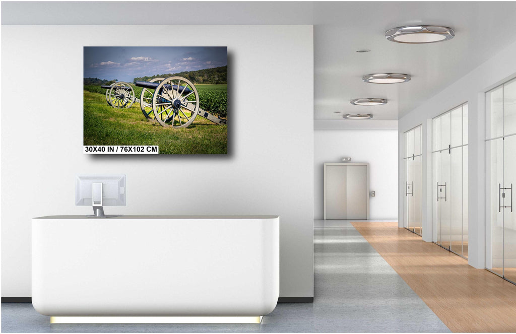 Gettysburg Cannon Print: 19th Century Artillery, National Military Park