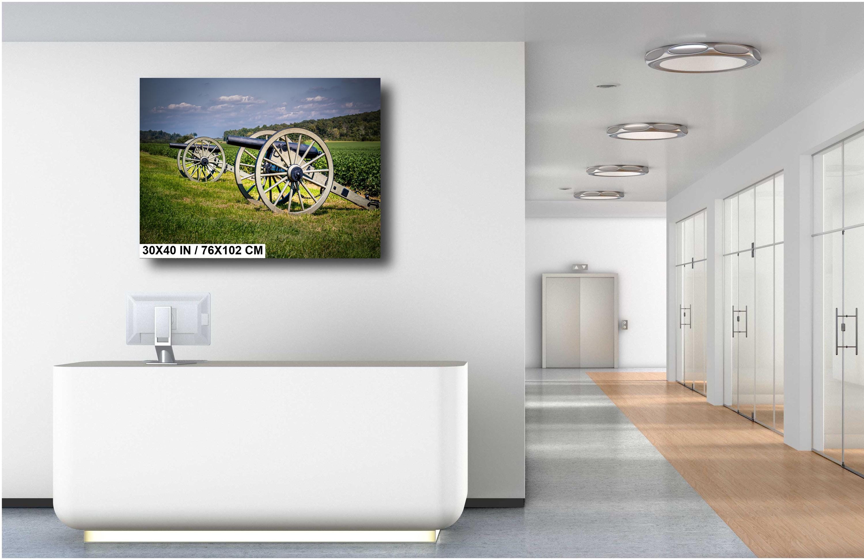 Gettysburg Cannon Print: 19th Century Artillery, National Military Park