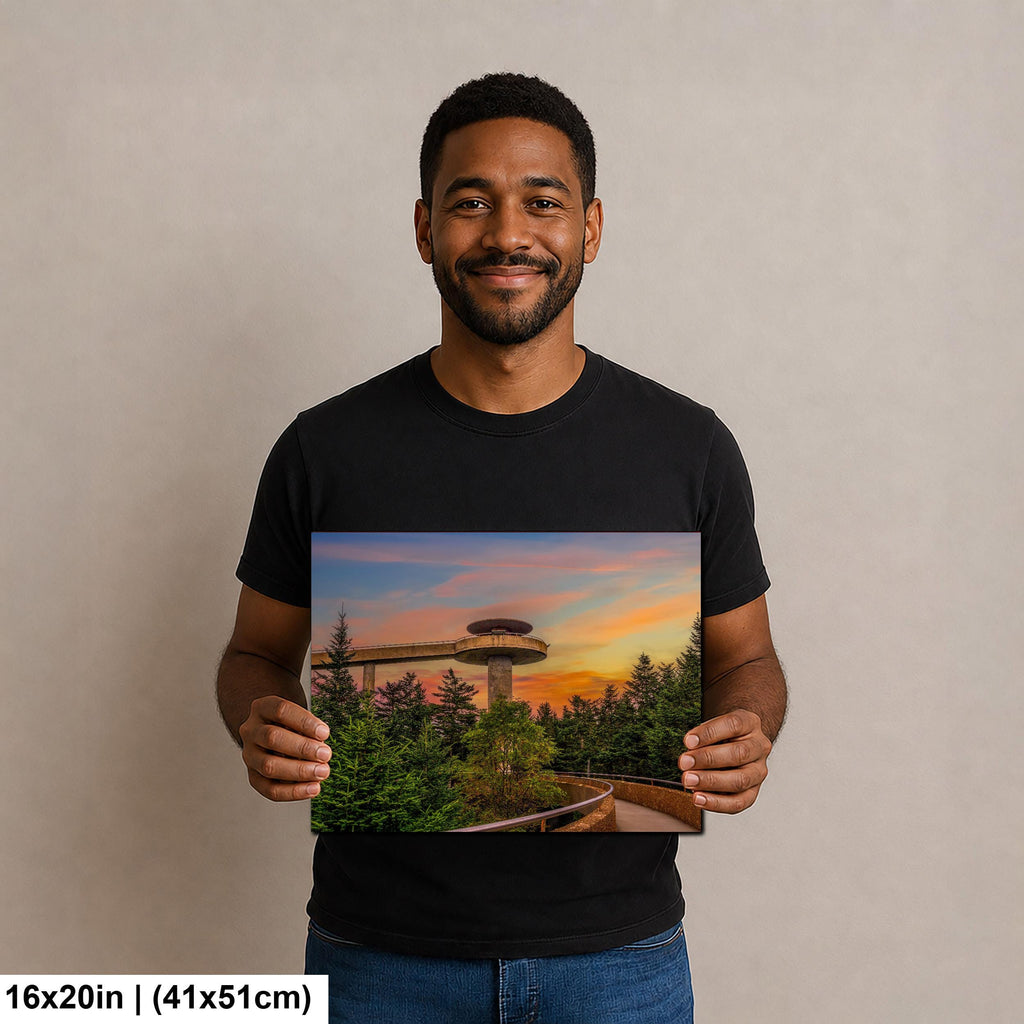 Observation Tower: Great Smoky Mountains National Park TN NC Photo Wall Art