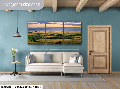 Badlands National Park, Rolling Hills Landscape, NaturePhotography Wall Art