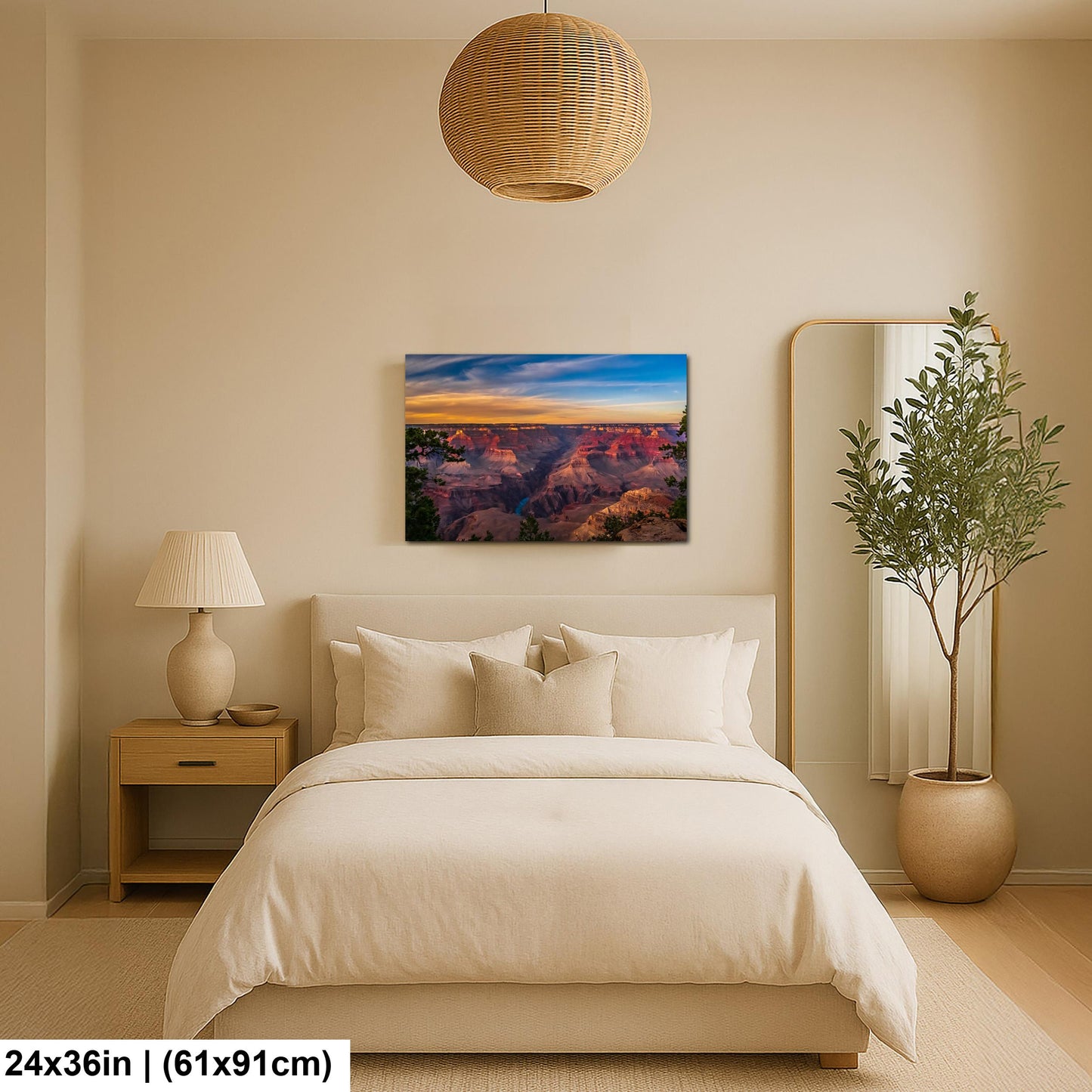 Grand Canyon Sunset Panorama – Colorado River Arizona Photography Wall Art