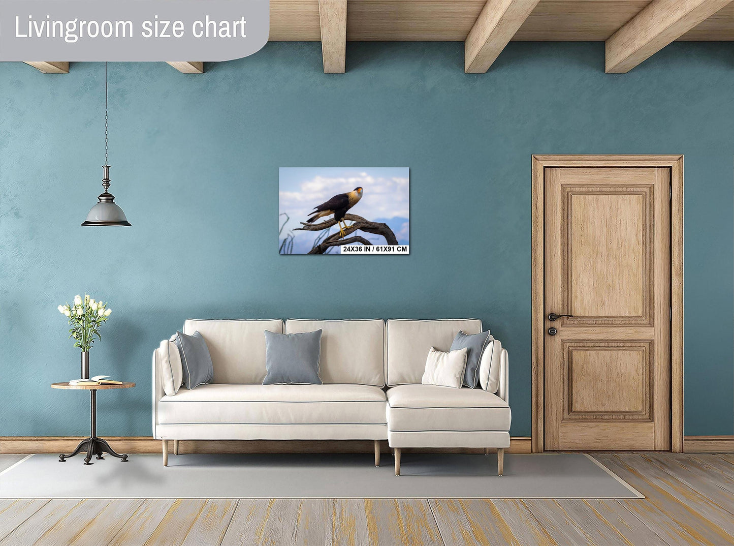 Crested Caracara Fine Art Print: Arizona Desert Wildlife Photography