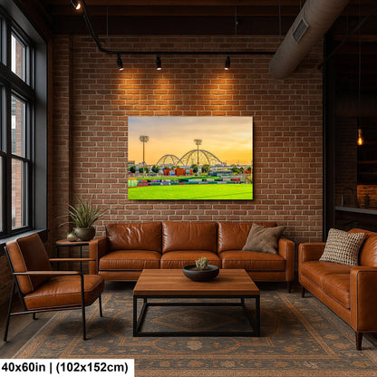 Travelers Baseball Field Panorama Print, North Little Rock Arkansas Wall Art