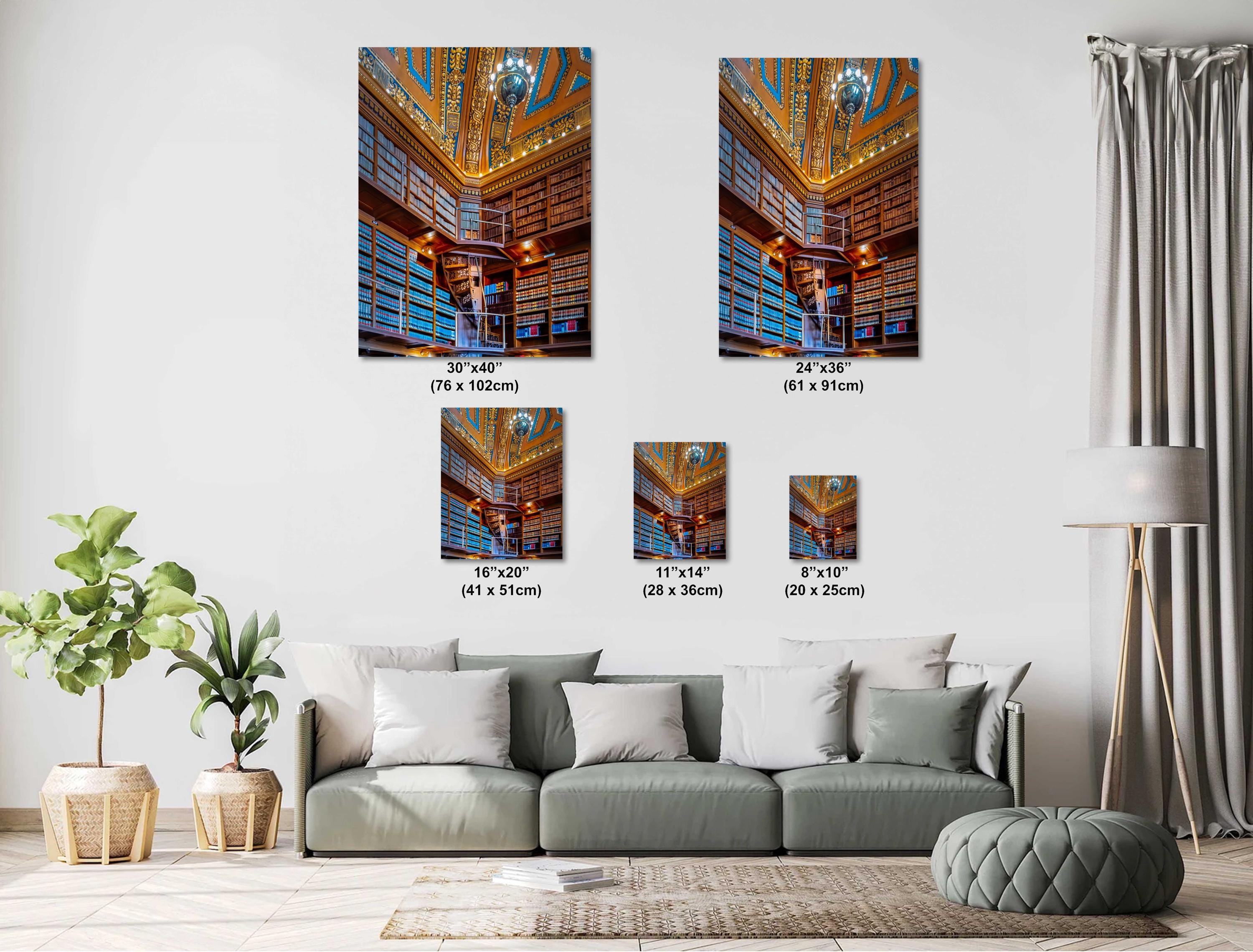 Rhode Island State Library: Providence Historic Architecture Photography Wall Art