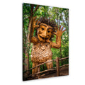 Playful Wooden Forest Troll Sculpture in Detroit Lakes Minnesota Photography Print