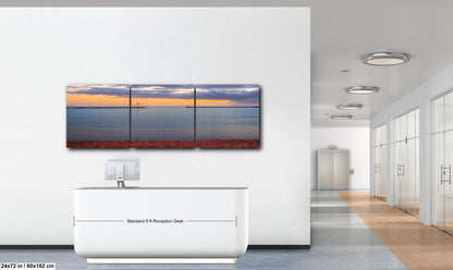 Grand Marais Harbor Lighthouse at Sunset Photography Print, Minnesota North Shore, Lake Superior Wall Art
