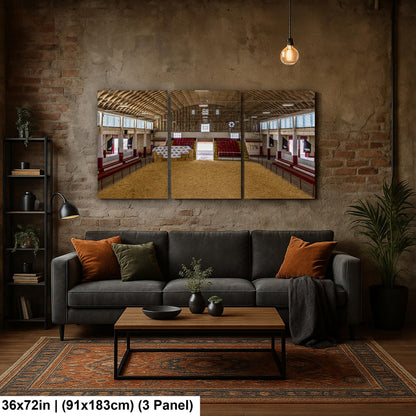 Historic Livestock Pavilion Interior, Apache Junction Arizona Photography Print