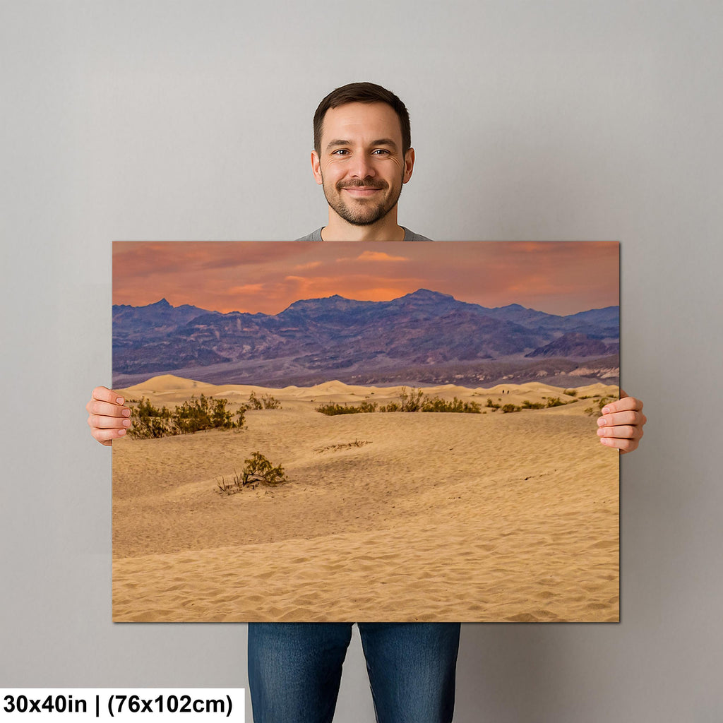 Mesquite Flat Sand Dunes Desert Landscape Photography Print, Death Valley National Park, California Wall Art