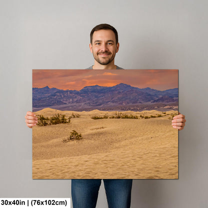 Mesquite Flat Sand Dunes Desert Landscape Photography Print, Death Valley National Park, California Wall Art