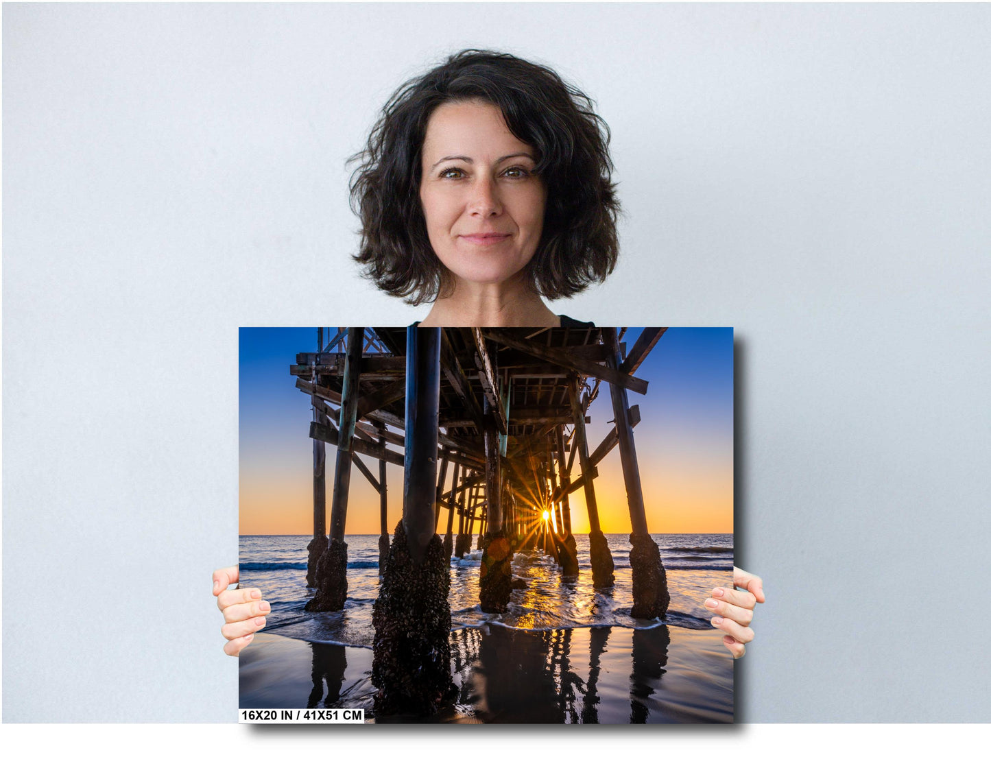 San Clemente Pier Sunset Print: California Seascape Wall Art