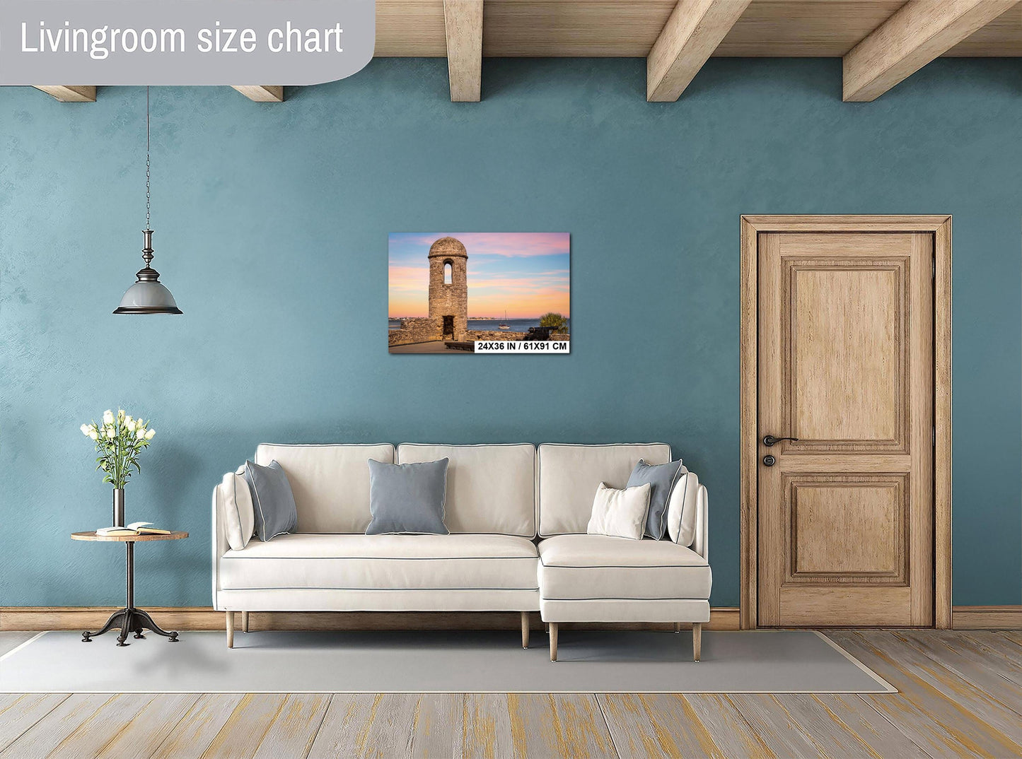 Castillo de San Marcos Sunset Print: St. Augustine Coastal Wall Art