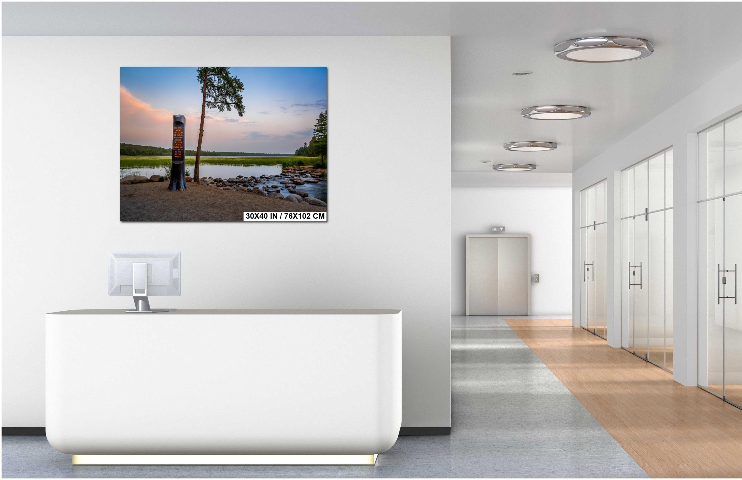 Lake Itasca Sunset: Mississippi Headwaters Nature Photography Wall Art