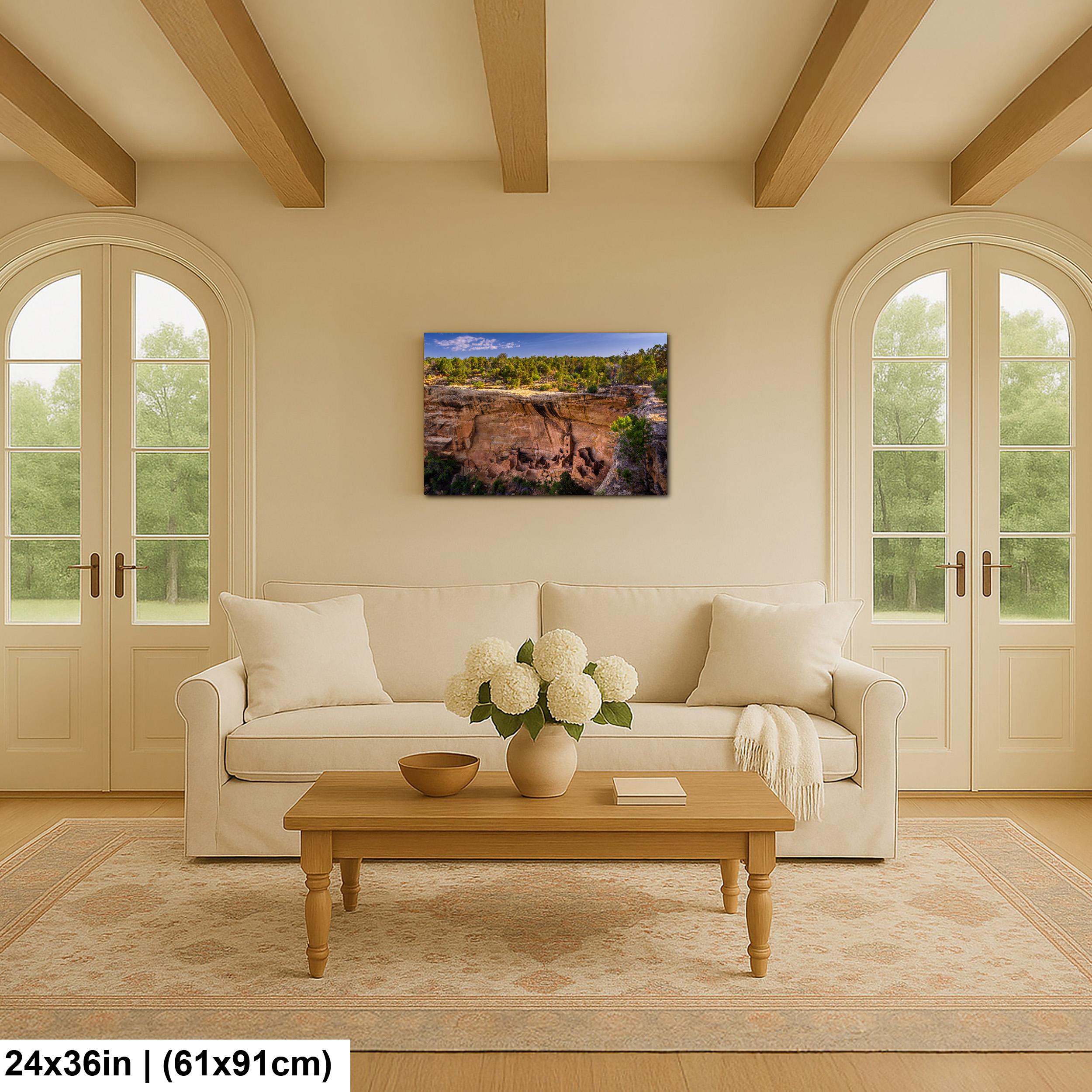 Cliff Palace at Mesa Verde National Park Photography Print, Cortez Colorado Wall Art, Ancient Pueblo Ruins Decor