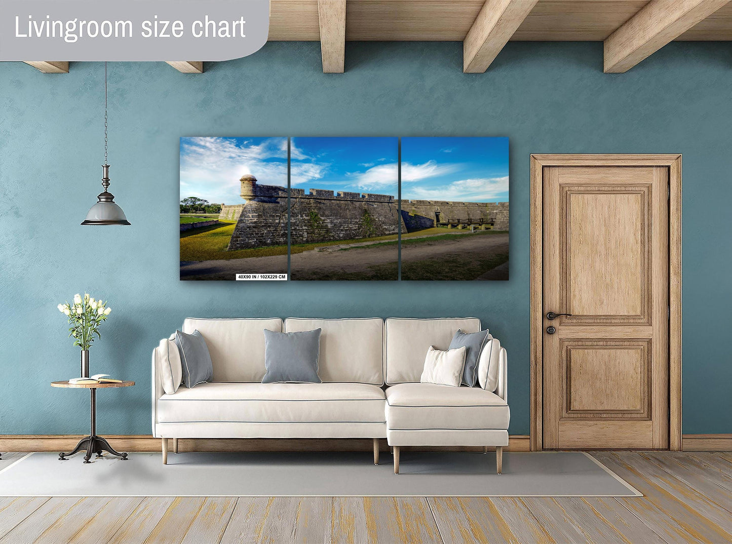 St Augustine's Historic Castillo de San Marcos, 1695 Spanish Fortress Florida National Monument Wall Art Print Aluminum/Acrylic/Metal/Canvas