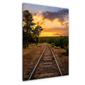 Grand Canyon Railway Tracks at Sunset - Williams Arizona Photography Print