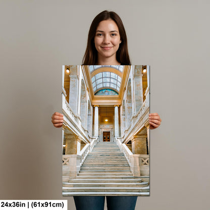Arkansas State Capitol Marble Staircase, Little Rock Arkansas, Photography Wall Art