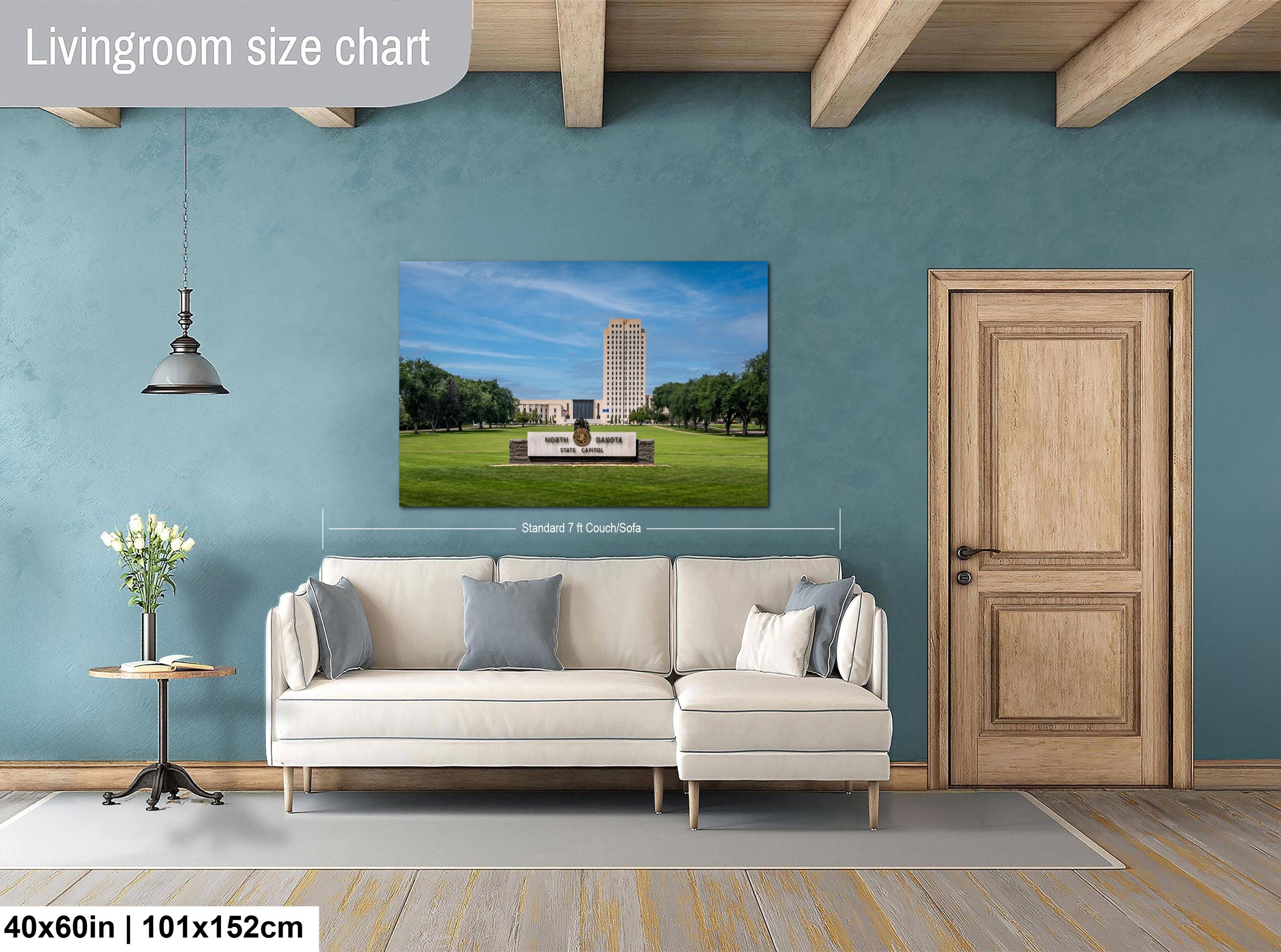 North Dakota State Capitol Tower, Bismarck Skyscraper Design Photography Wall Art