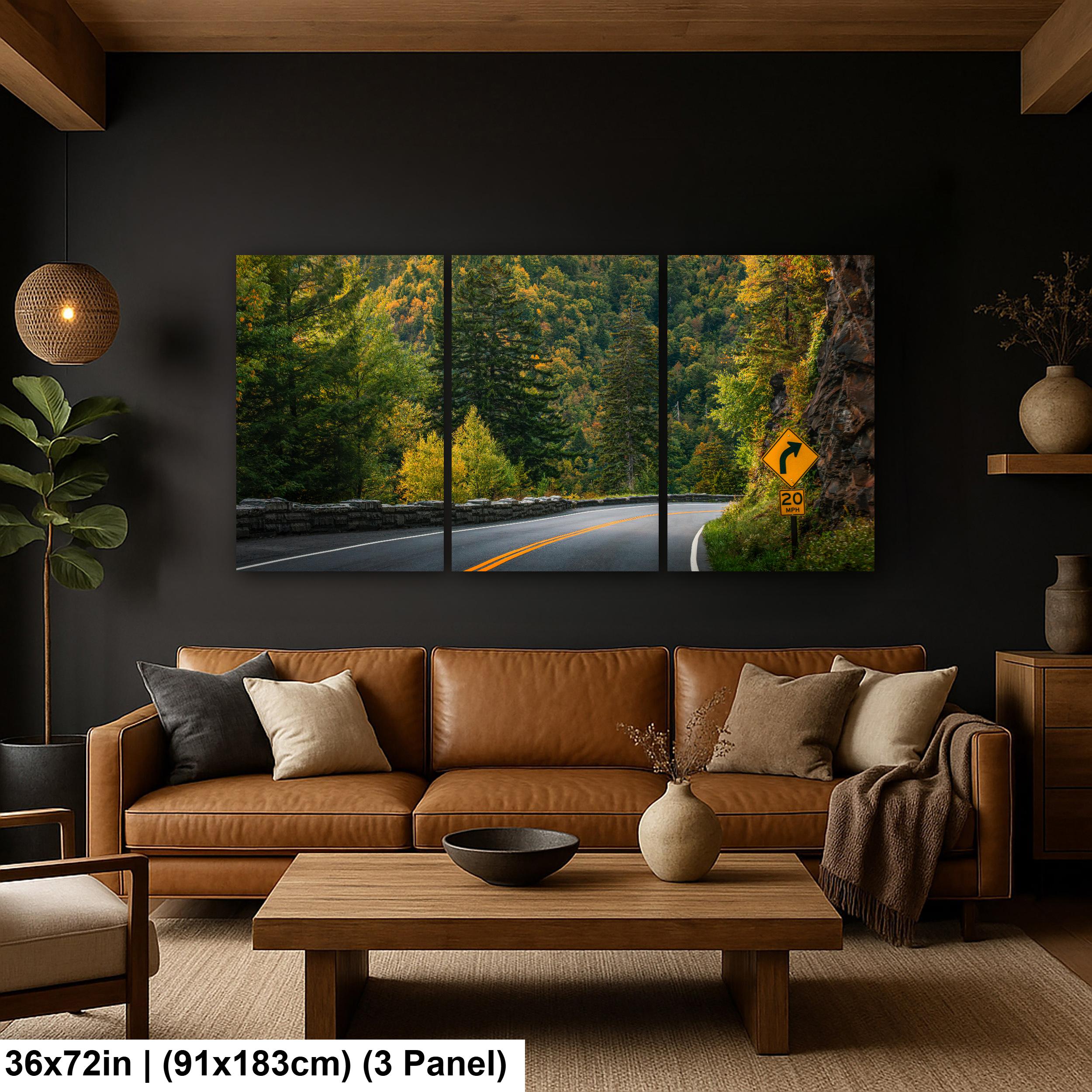 Mountain Curve: Great Smoky Mountains NP Tennessee Photography Wall Art