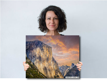 El Capitan Wall Art – Yosemite National Park Poster | Granite Rock Formation Print