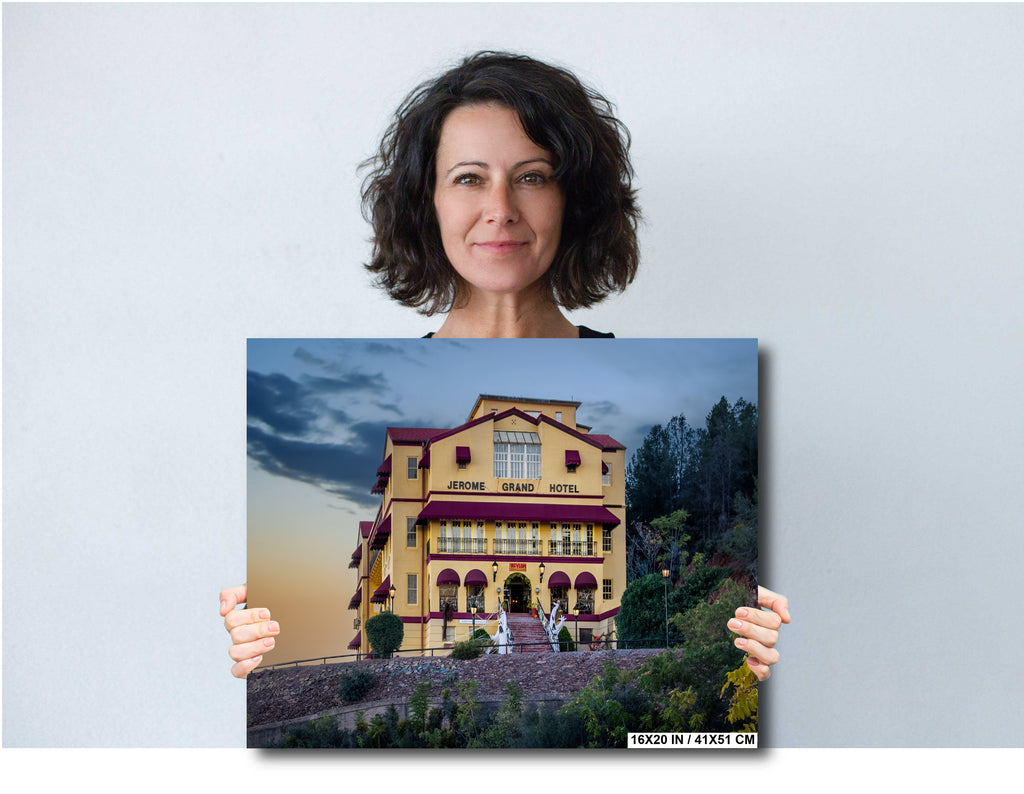 Jerome Grand Hotel Haunted Arizona Landmark Photography Wall Art