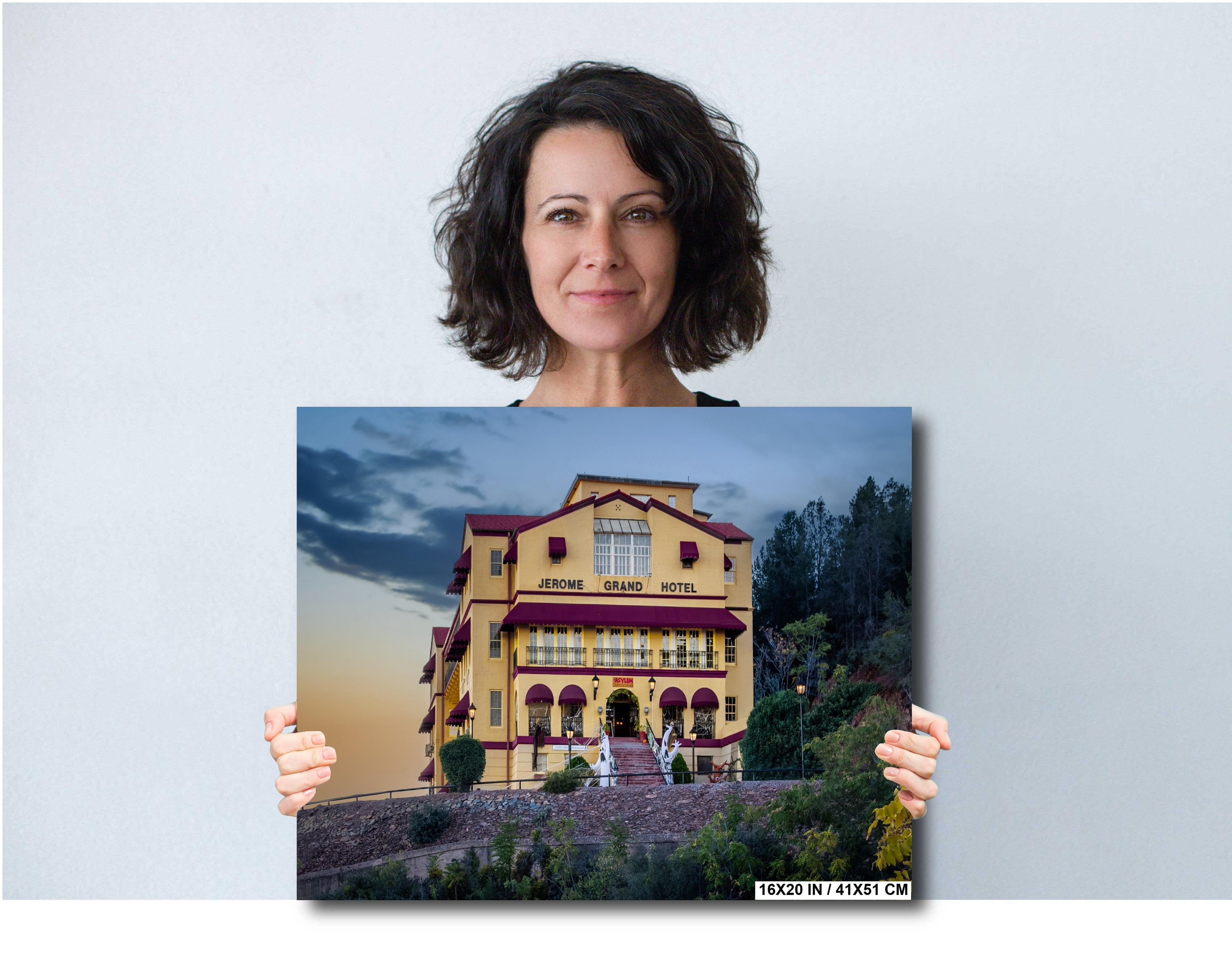 Jerome Grand Hotel Haunted Arizona Landmark Photography Wall Art