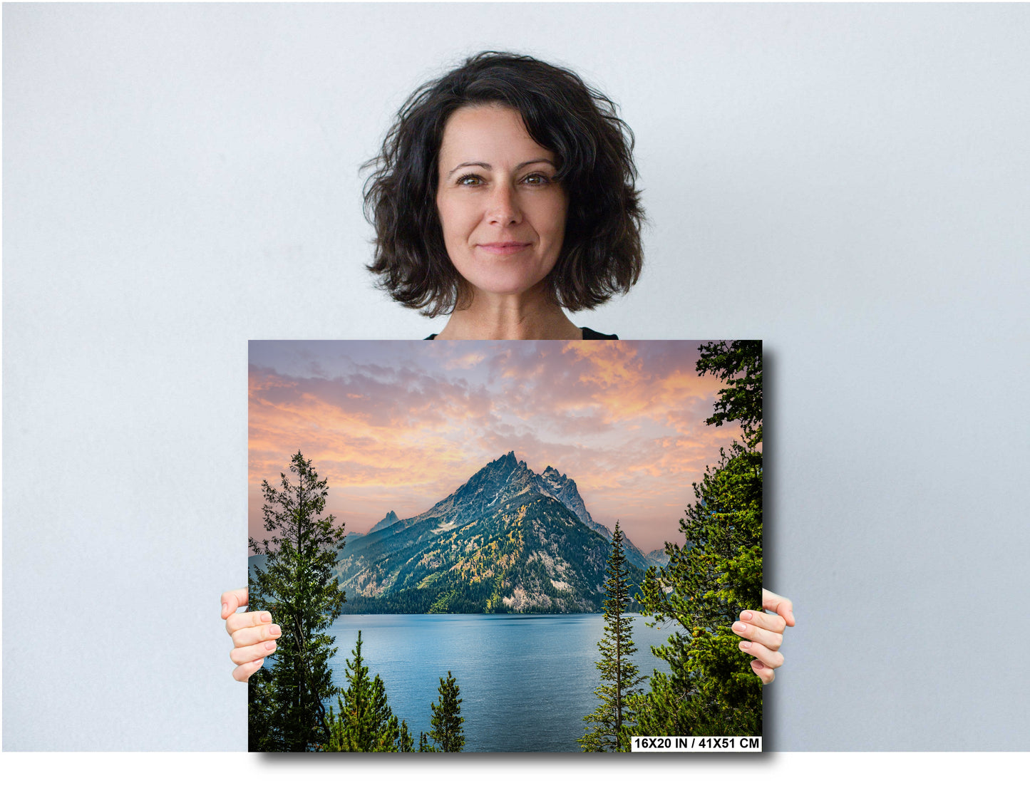 Jewel of the Tetons: Jenny Lake Grand Teton National Park Wall Art Photography Wyoming Metal Aluminum Print