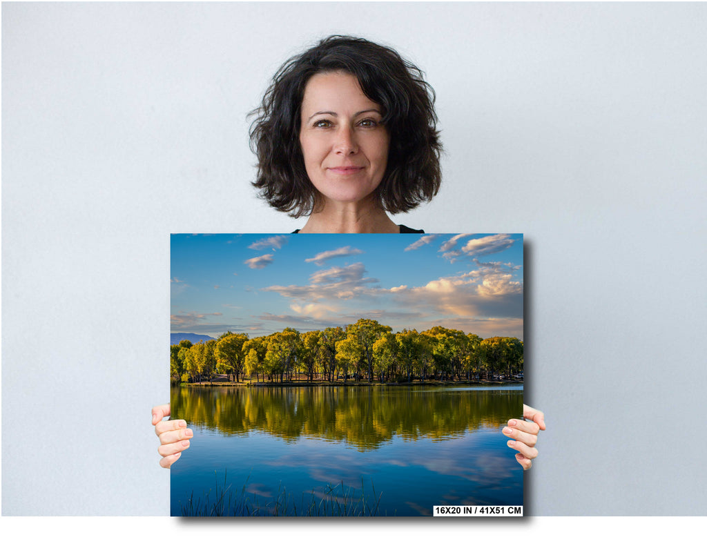 Lake Reflection: Cottonwood Arizona Nature Photography Wall Art