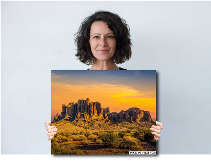 Superstition Mountains Sunrise Lost Dutchman State Park Apache Junction Arizona Wall Art