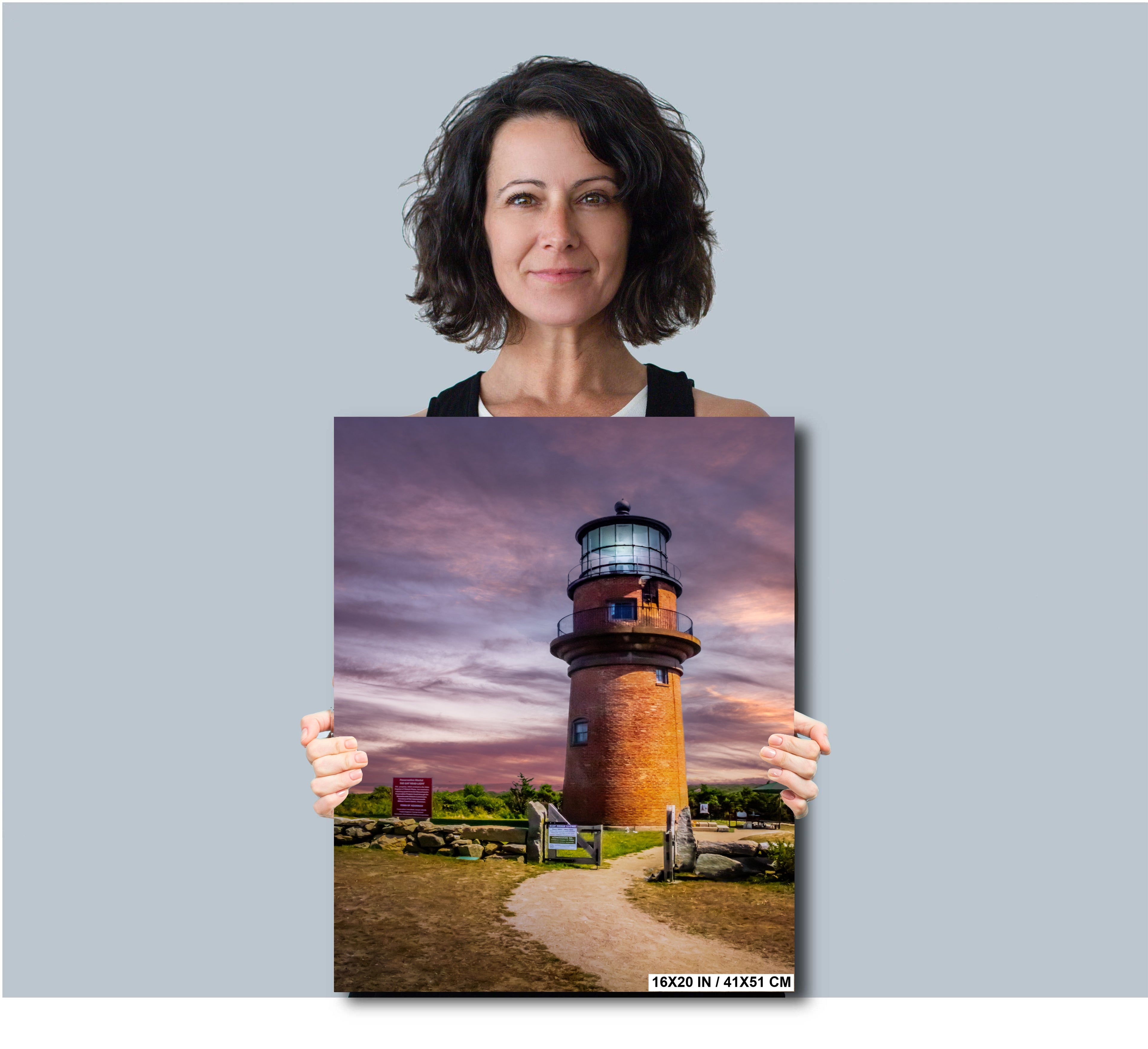 Gay Head Light Wall Art - Historic Aquinnah Lighthouse Canvas Print | Maritime Decor